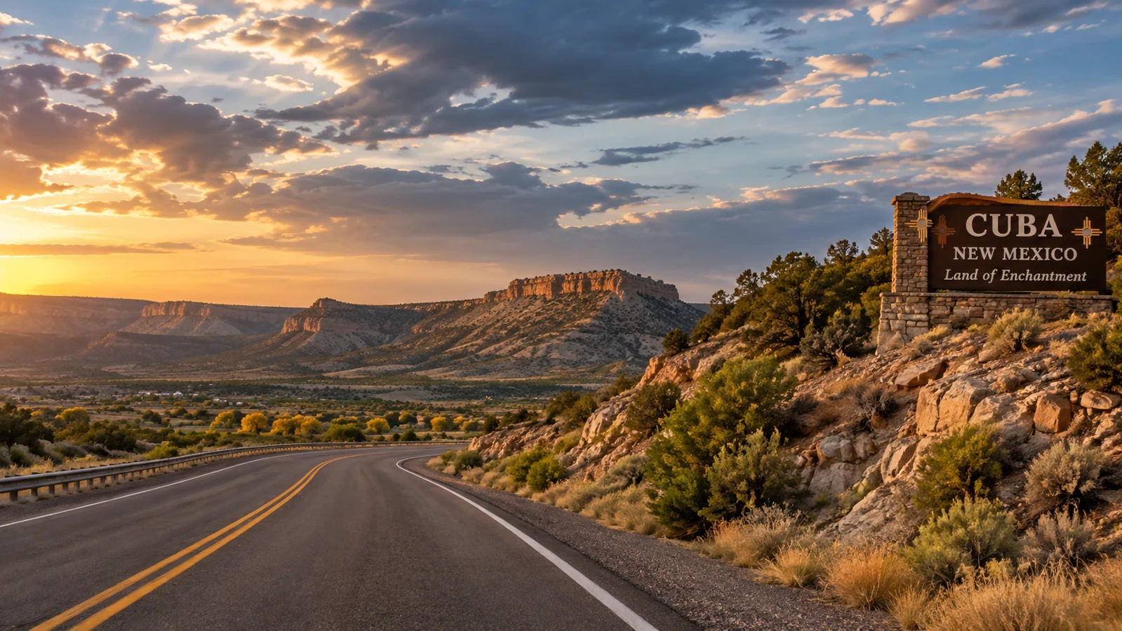 Cuba New Mexico landscape